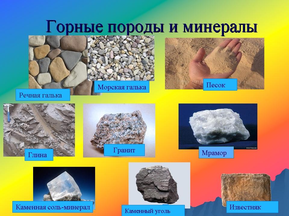 Чем отличаются горные породы от минералов